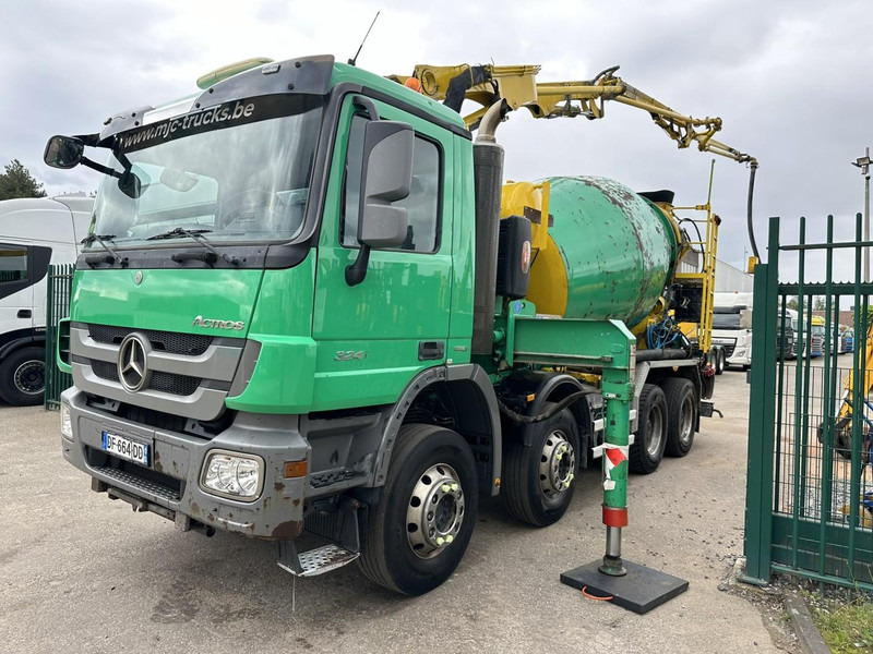 Mercedes-Benz ACTROS 3241 8x4 PUMI PM M 21-3 (21m) Putzmeister - *238.000km* / 1586H - EPS - BLADVERING / NAAFREDUCTIE - Caminhão betoneira: foto 4 Mercedes-Benz ACTROS 3241 8x4 PUMI PM M 21-3 (21m) Putzmeister - *238.000km* / 1586H - EPS - BLADVERING / NAAFREDUCTIE - Caminhão betoneira: foto 4