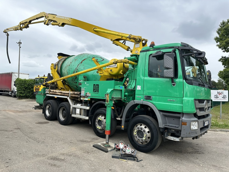 Mercedes-Benz ACTROS 3241 8x4 PUMI PM M 21-3 (21m) Putzmeister - *238.000km* / 1586H - EPS - BLADVERING / NAAFREDUCTIE - Autobomba de betão: foto 1 Mercedes-Benz ACTROS 3241 8x4 PUMI PM M 21-3 (21m) Putzmeister - *238.000km* / 1586H - EPS - BLADVERING / NAAFREDUCTIE - Autobomba de betão: foto 1