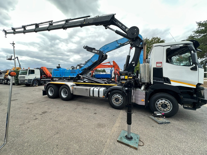 Renault C460 8x4 + (19m!) KRAN HIAB 288 E-6 HIDUO - RADIO - 5/6 F - STEEL SPRING / HUB REDUCTION - BE TRUCK - Caminhão polibenne, Caminhão grua: foto 4 Renault C460 8x4 + (19m!) KRAN HIAB 288 E-6 HIDUO - RADIO - 5/6 F - STEEL SPRING / HUB REDUCTION - BE TRUCK - Caminhão polibenne, Caminhão grua: foto 4