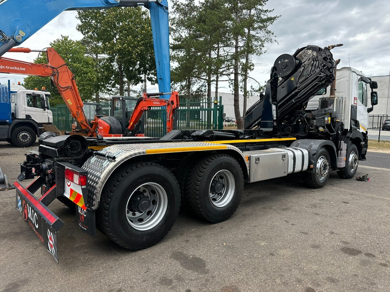 Renault C460 8x4 HOOKLIFT + (19m!) CRANE HIAB 288 E-6 HIDUO - RADIO - 5/6 F - STEEL SPRING / HUB REDUCTION - BE TRUCK - Caminhão polibenne, Caminhão grua: foto 5 Renault C460 8x4 HOOKLIFT + (19m!) CRANE HIAB 288 E-6 HIDUO - RADIO - 5/6 F - STEEL SPRING / HUB REDUCTION - BE TRUCK - Caminhão polibenne, Caminhão grua: foto 5