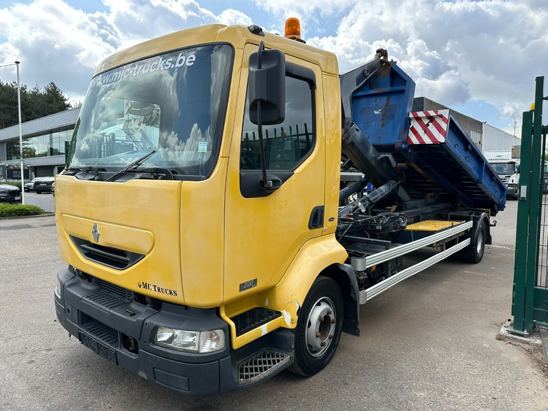 Renault MIDLUM 220 DCI 4x2 12T - EURO 3 - HOOKLIFT / ABROLLKIPPER / AMPLIROL / GANCHO - *243.000km* - AIR SUSPENSION - BE TRUCK - Caminhão polibenne: foto 3 Renault MIDLUM 220 DCI 4x2 12T - EURO 3 - HOOKLIFT / ABROLLKIPPER / AMPLIROL / GANCHO - *243.000km* - AIR SUSPENSION - BE TRUCK - Caminhão polibenne: foto 3