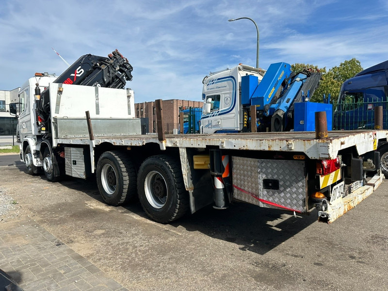 Scania 114C-380 8x4 + CRANE HIAB 700 E-5 - PLATFORM 6m80 + TWISTLOCKS - MANUAL - RETARDER - STEEL SPRING / BIG AXLE HUB REDUCTION - AP ACHSEN - Caminhão grua: foto 4 Scania 114C-380 8x4 + CRANE HIAB 700 E-5 - PLATFORM 6m80 + TWISTLOCKS - MANUAL - RETARDER - STEEL SPRING / BIG AXLE HUB REDUCTION - AP ACHSEN - Caminhão grua: foto 4