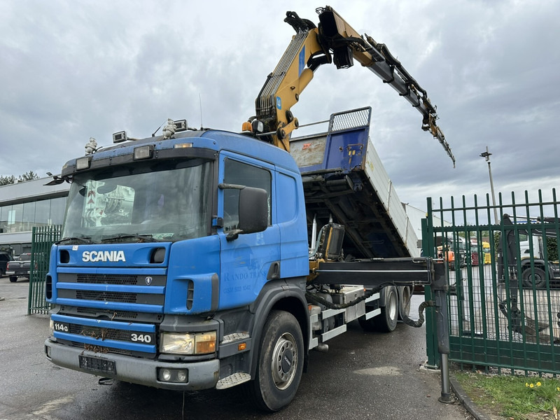 Scania 114G-340 6x2 + KRAN (27.5m) EFFER 430 (11.5T) 4S + JIB 6F 4S + WINCH + RADIO - MANUAL 3+3 / BALLESTAS - Caminhão basculante, Caminhão grua: foto 2 Scania 114G-340 6x2 + KRAN (27.5m) EFFER 430 (11.5T) 4S + JIB 6F 4S + WINCH + RADIO - MANUAL 3+3 / BALLESTAS - Caminhão basculante, Caminhão grua: foto 2