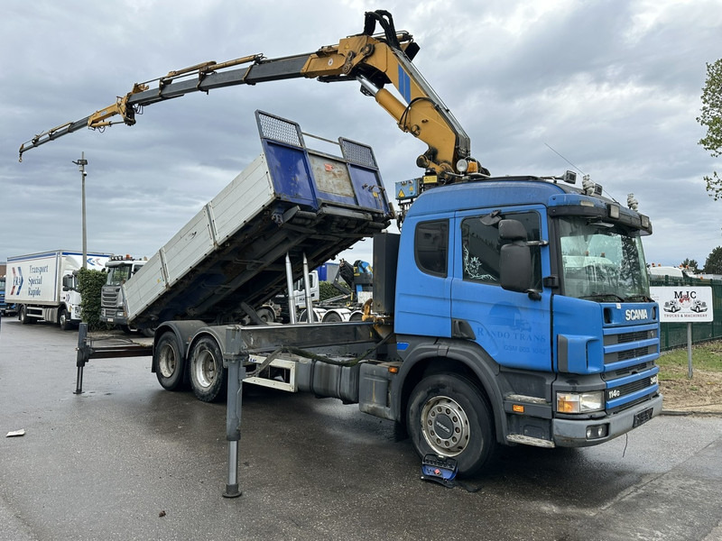 Scania 114G-340 6x2 + KRAN (27.5m) EFFER 430 (11.5T) 4S + JIB 6F 4S + WINCH + RADIO - MANUAL 3+3 / BALLESTAS - Caminhão grua: foto 1 Scania 114G-340 6x2 + KRAN (27.5m) EFFER 430 (11.5T) 4S + JIB 6F 4S + WINCH + RADIO - MANUAL 3+3 / BALLESTAS - Caminhão grua: foto 1