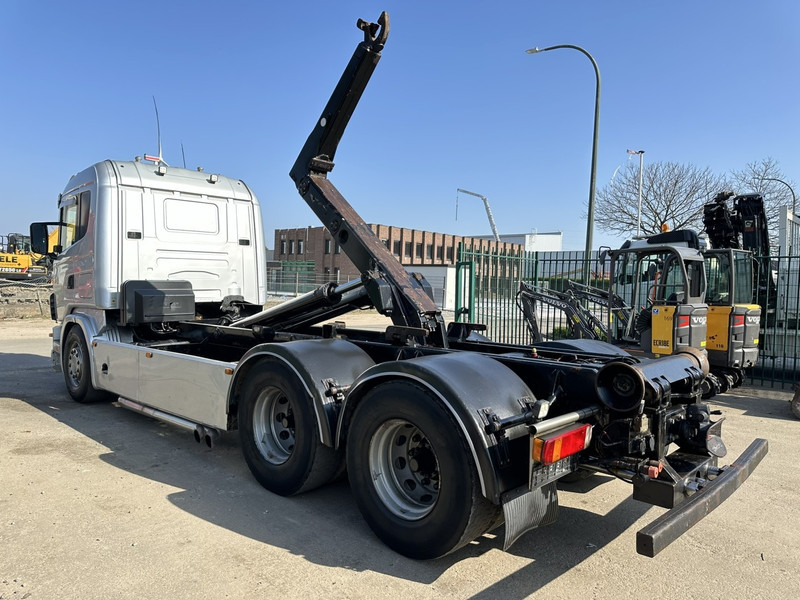 Scania 144G-530 V8 6x4 HOOKLIFT 20T MEILLER -VOL LUCHT - OPTI-CRUISE - CR19 SLAAPCABINE - Caminhão polibenne: foto 4 Scania 144G-530 V8 6x4 HOOKLIFT 20T MEILLER -VOL LUCHT - OPTI-CRUISE - CR19 SLAAPCABINE - Caminhão polibenne: foto 4
