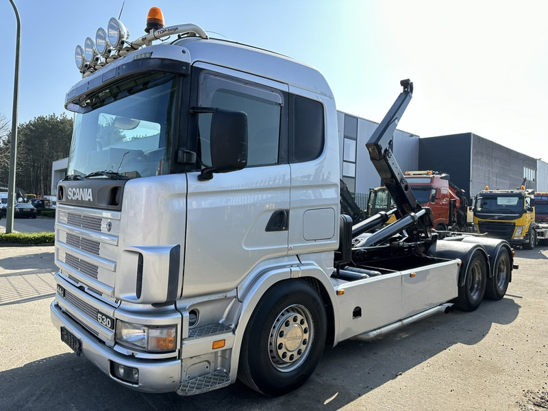 Scania 144G-530 V8 6x4 HOOKLIFT 20T MEILLER -VOL LUCHT - OPTI-CRUISE - CR19 SLAAPCABINE - Caminhão polibenne: foto 3 Scania 144G-530 V8 6x4 HOOKLIFT 20T MEILLER -VOL LUCHT - OPTI-CRUISE - CR19 SLAAPCABINE - Caminhão polibenne: foto 3
