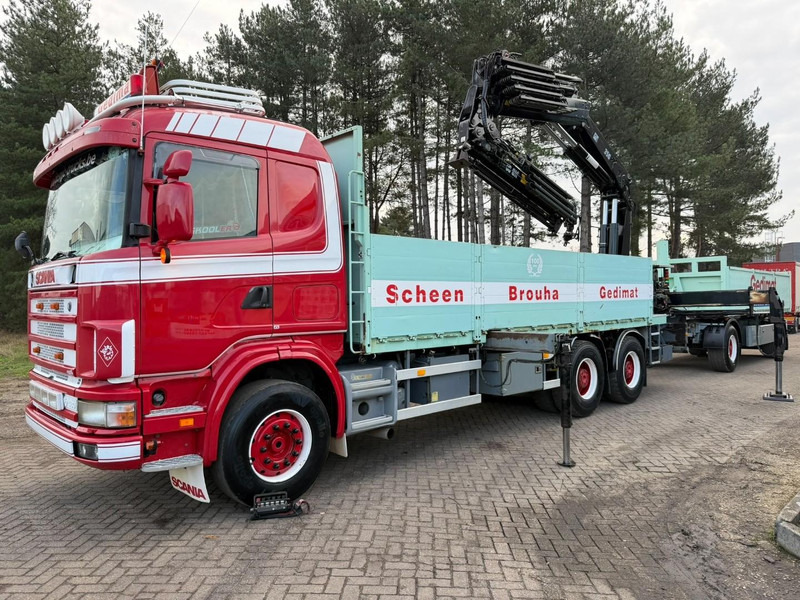 Scania 164L-480 V8 6x4 + CRANE HIAB 350-4 + JIB 90-4 - *TOP CONDITION* - ROTATOR - RADIO - RETARDER - STEEL SPRING / HUB REDUCTION - BE TRUCK - Caminhão grua: foto 3 Scania 164L-480 V8 6x4 + CRANE HIAB 350-4 + JIB 90-4 - *TOP CONDITION* - ROTATOR - RADIO - RETARDER - STEEL SPRING / HUB REDUCTION - BE TRUCK - Caminhão grua: foto 3
