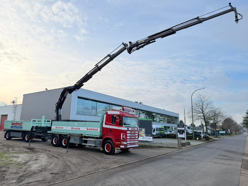 Scania 164L-480 V8 6x4 + CRANE HIAB 350-4 + JIB 90-4 - *TOP CONDITION* - ROTATOR - RADIO - RETARDER - STEEL SPRING / HUB REDUCTION - BE TRUCK - Caminhão grua: foto 2 Scania 164L-480 V8 6x4 + CRANE HIAB 350-4 + JIB 90-4 - *TOP CONDITION* - ROTATOR - RADIO - RETARDER - STEEL SPRING / HUB REDUCTION - BE TRUCK - Caminhão grua: foto 2