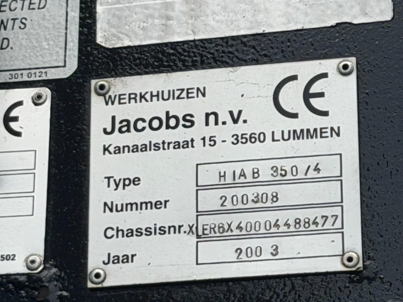 Scania 164L-480 V8 6x4 + CRANE HIAB 350-4 + JIB 90-4 - *TOP CONDITION* - ROTATOR - RADIO - RETARDER - STEEL SPRING / HUB REDUCTION - BE TRUCK - Caminhão grua: foto 5 Scania 164L-480 V8 6x4 + CRANE HIAB 350-4 + JIB 90-4 - *TOP CONDITION* - ROTATOR - RADIO - RETARDER - STEEL SPRING / HUB REDUCTION - BE TRUCK - Caminhão grua: foto 5