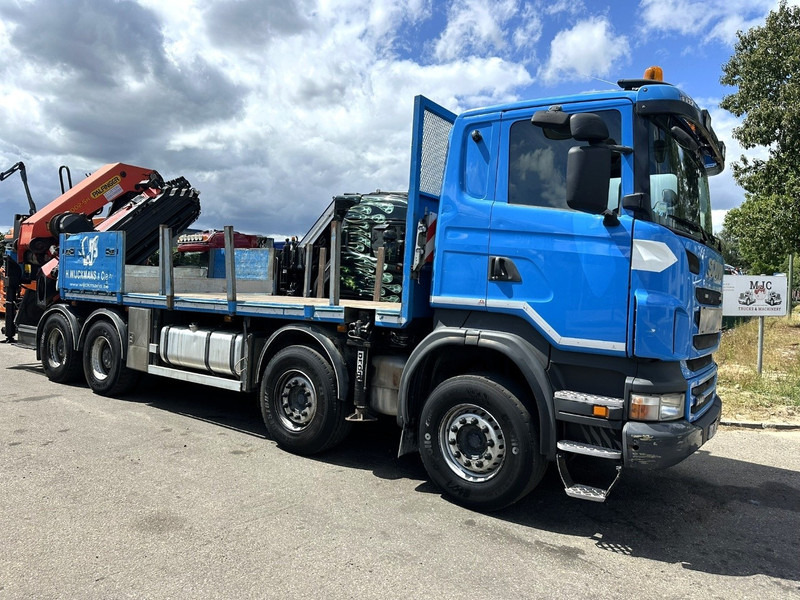 Scania G440 8x4 + (26.5m!) CRANE PALFINGER PK78002 SH G 8x + 1 + WINCH - PLATFORM 6m25 - MANUAL - HUB REDUCTION - STEEL SPRING - EURO 5 - BE TRUCK - Caminhão grua: foto 2 Scania G440 8x4 + (26.5m!) CRANE PALFINGER PK78002 SH G 8x + 1 + WINCH - PLATFORM 6m25 - MANUAL - HUB REDUCTION - STEEL SPRING - EURO 5 - BE TRUCK - Caminhão grua: foto 2