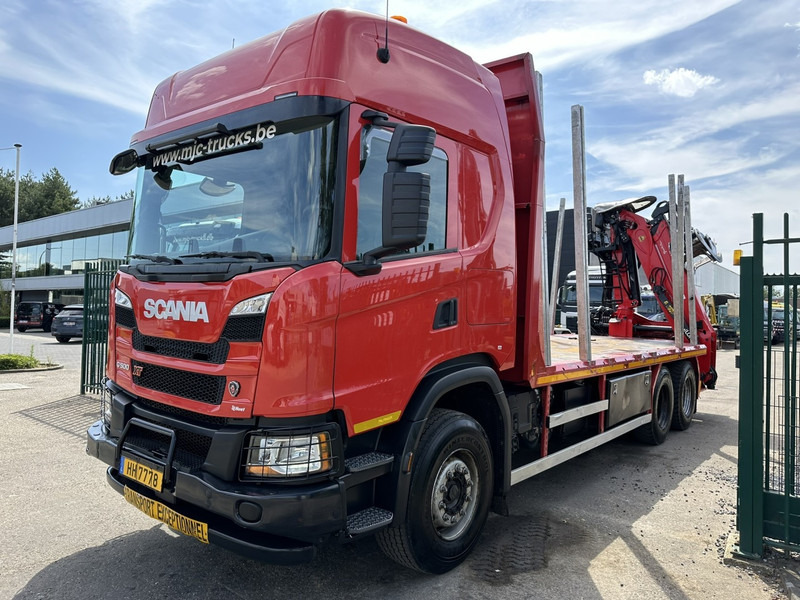 Scania G500 XT 6x4 WOOD / TIMBER / HOLZ CRANE PALFINGER EPSILON Q150Z + RETARDER - FULL AIR SUSP. - BE TRUCK - Camião de caixa aberta/ Plataforma, Caminhão grua: foto 3 Scania G500 XT 6x4 WOOD / TIMBER / HOLZ CRANE PALFINGER EPSILON Q150Z + RETARDER - FULL AIR SUSP. - BE TRUCK - Camião de caixa aberta/ Plataforma, Caminhão grua: foto 3