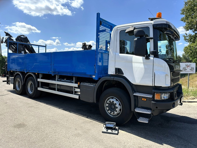 Scania P410 6x4 + CRANE HIAB 166 ES-4 - RETARDER - ROTATOR - PLATFORM 6m80 - BIG AXLES HUB REDUCTION - STEEL SPRING - Caminhão grua: foto 3 Scania P410 6x4 + CRANE HIAB 166 ES-4 - RETARDER - ROTATOR - PLATFORM 6m80 - BIG AXLES HUB REDUCTION - STEEL SPRING - Caminhão grua: foto 3