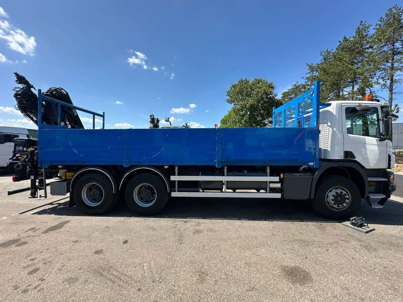 Scania P410 6x4 + CRANE HIAB 166 ES-4 - RETARDER - ROTATOR - PLATFORM 6m80 - BIG AXLES HUB REDUCTION - STEEL SPRING - Caminhão grua: foto 5 Scania P410 6x4 + CRANE HIAB 166 ES-4 - RETARDER - ROTATOR - PLATFORM 6m80 - BIG AXLES HUB REDUCTION - STEEL SPRING - Caminhão grua: foto 5