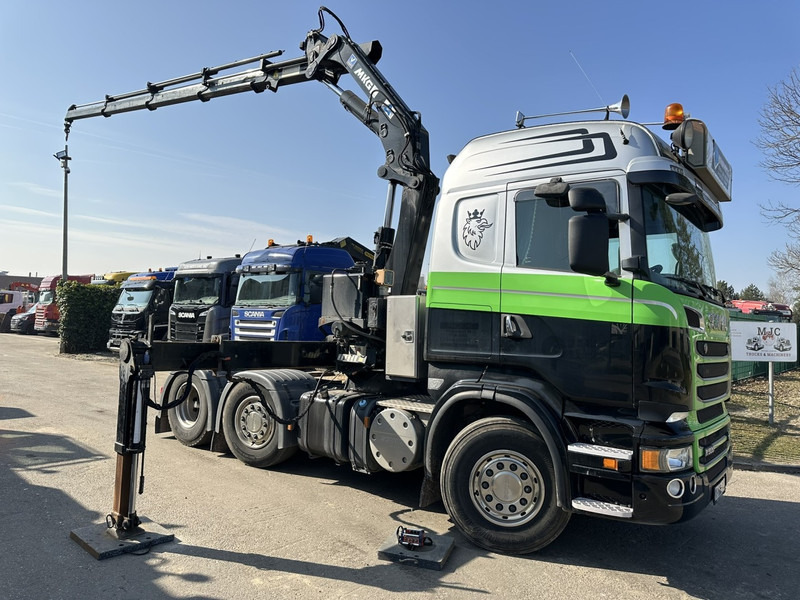 Scania R500 V8 6x2 + KRAN MKG HLK 231 HP (23tm) - 4x HYDR - RADIO - RETARDER - MANUAL - LIFT + STEERING AXLE - Caminhão grua: foto 1 Scania R500 V8 6x2 + KRAN MKG HLK 231 HP (23tm) - 4x HYDR - RADIO - RETARDER - MANUAL - LIFT + STEERING AXLE - Caminhão grua: foto 1