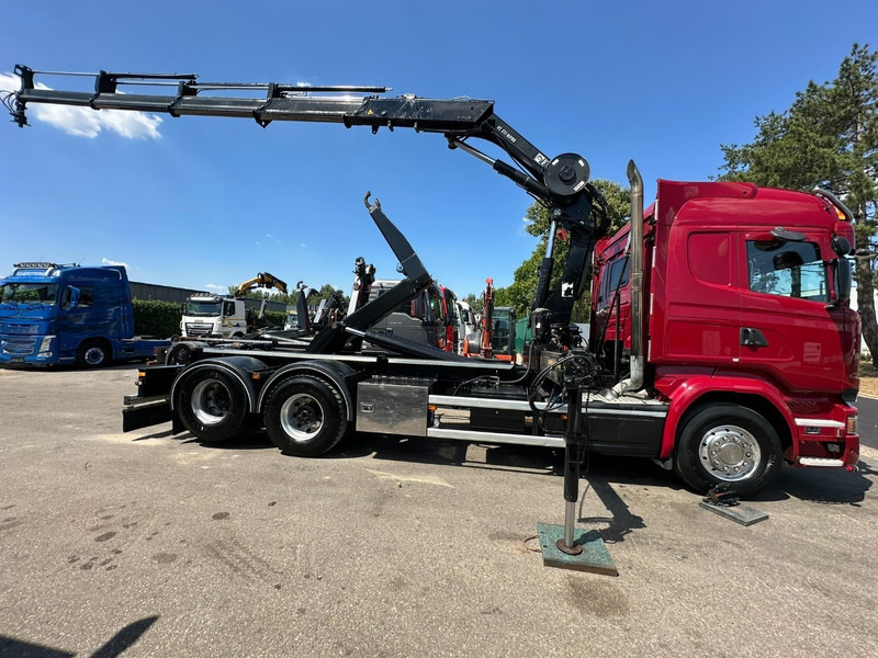 Scania R580 6X2 V8 HOOKLIFT + CRANE HIAB 211 E-4 HIPRO - ROTATOR - RETARDER - ALCOA ALU - RADIO - NL TRUCK - Caminhão polibenne, Caminhão grua: foto 4 Scania R580 6X2 V8 HOOKLIFT + CRANE HIAB 211 E-4 HIPRO - ROTATOR - RETARDER - ALCOA ALU - RADIO - NL TRUCK - Caminhão polibenne, Caminhão grua: foto 4