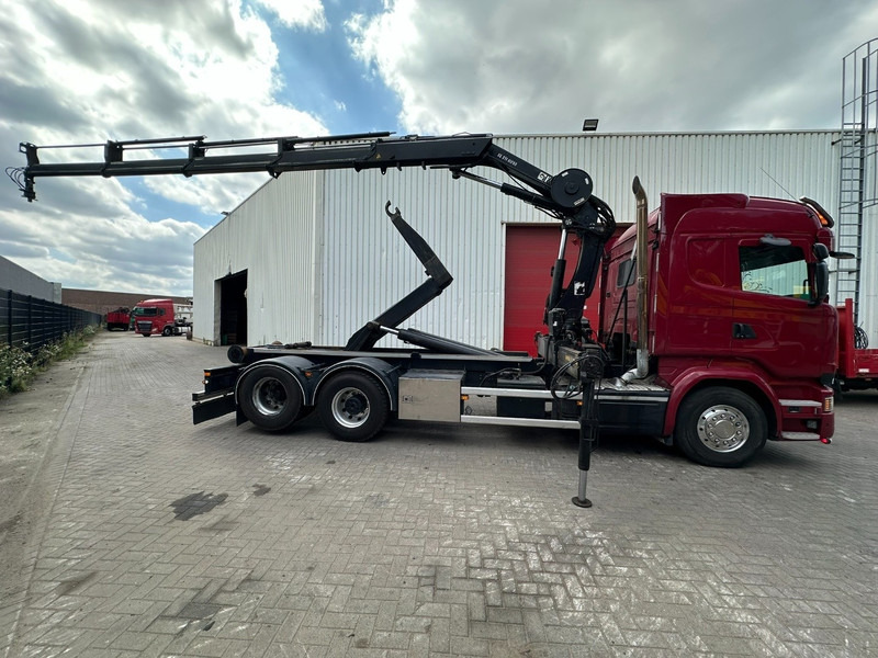 Scania R580 6X2 V8 HOOKLIFT + CRANE HIAB 211 E-4 HIPRO - ROTATOR - RETARDER - RADIO - NL TRUCK - Caminhão polibenne, Caminhão grua: foto 5 Scania R580 6X2 V8 HOOKLIFT + CRANE HIAB 211 E-4 HIPRO - ROTATOR - RETARDER - RADIO - NL TRUCK - Caminhão polibenne, Caminhão grua: foto 5