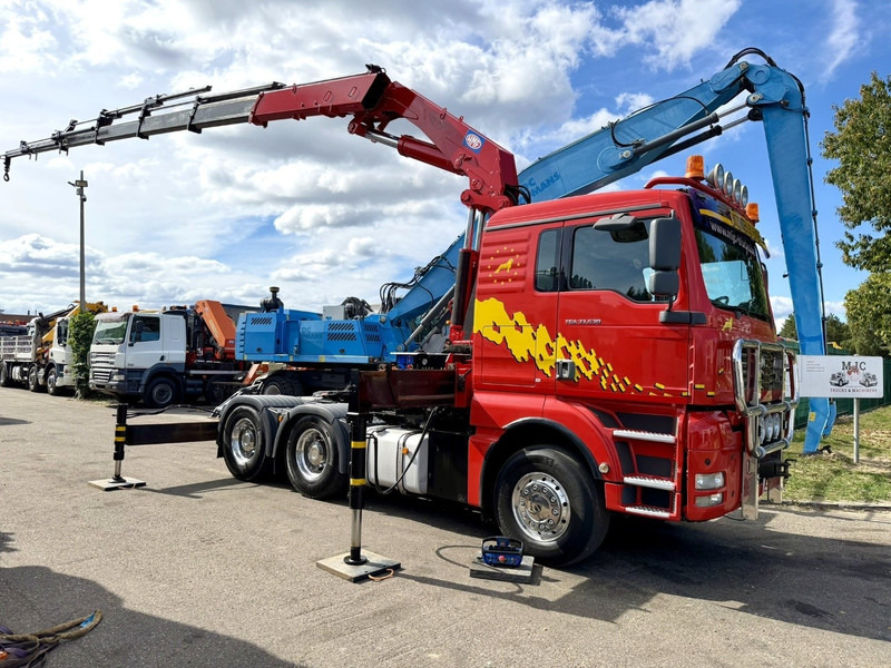 MAN TGA 33.530 6x4 - 90T ZSM + KRAN HMF 3720 K6 (17.3m) - RETARDER - MANUAL ZF - EURO 3 - 590.000km - ALCOA - BIG AXLES HUB REDUCTION - BE TRUCK - TOP CONDITION - Tractor: foto 2 MAN TGA 33.530 6x4 - 90T ZSM + KRAN HMF 3720 K6 (17.3m) - RETARDER - MANUAL ZF - EURO 3 - 590.000km - ALCOA - BIG AXLES HUB REDUCTION - BE TRUCK - TOP CONDITION - Tractor: foto 2