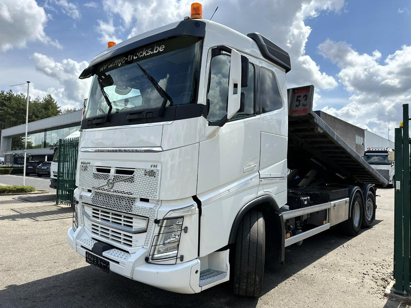 Volvo FH 420 6x2 KETTING 24T / CHAIN / KETTEN SYSTEM - LIFT + STEERING AXLE - INCL CONTAINER - I SHIFT - BE TRUCK - Caminhão com sistema de cabo: foto 3 Volvo FH 420 6x2 KETTING 24T / CHAIN / KETTEN SYSTEM - LIFT + STEERING AXLE - INCL CONTAINER - I SHIFT - BE TRUCK - Caminhão com sistema de cabo: foto 3