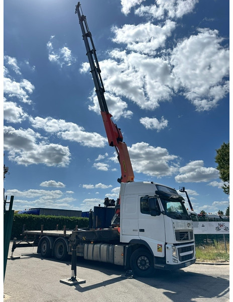 Volvo FH 500 6X2 PRITSCHE + KRAN PALFINGER PK50002 E 5x - RETARDER - PLATFORM 6m20 - TWISTLOCKS 20' - 561.000km - EURO 5 - Camião de caixa aberta/ Plataforma, Caminhão grua: foto 4 Volvo FH 500 6X2 PRITSCHE + KRAN PALFINGER PK50002 E 5x - RETARDER - PLATFORM 6m20 - TWISTLOCKS 20' - 561.000km - EURO 5 - Camião de caixa aberta/ Plataforma, Caminhão grua: foto 4