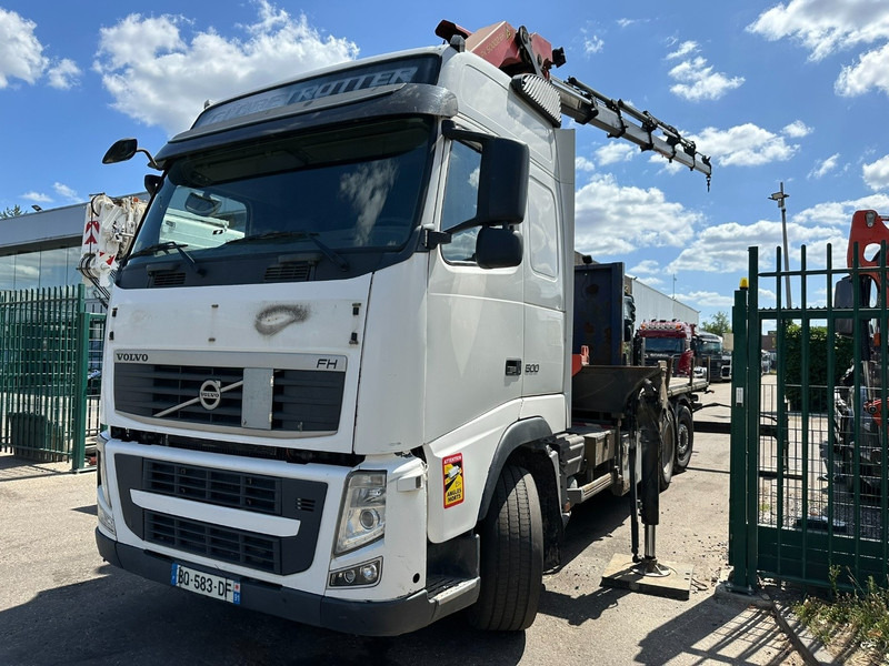 Volvo FH 500 6X2 PRITSCHE + KRAN PALFINGER PK50002 E 5x - RETARDER - PLATFORM 6m20 - TWISTLOCKS 20' - 561.000km - EURO 5 - Camião de caixa aberta/ Plataforma, Caminhão grua: foto 3 Volvo FH 500 6X2 PRITSCHE + KRAN PALFINGER PK50002 E 5x - RETARDER - PLATFORM 6m20 - TWISTLOCKS 20' - 561.000km - EURO 5 - Camião de caixa aberta/ Plataforma, Caminhão grua: foto 3