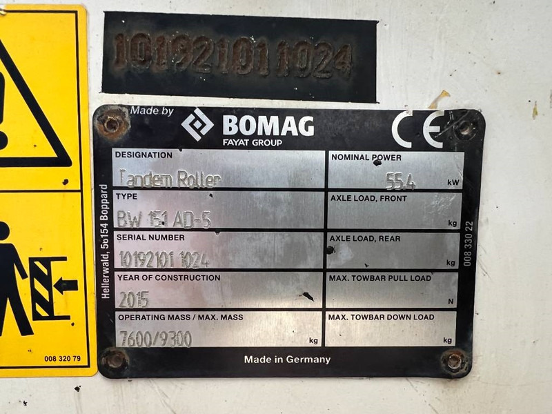 Rolo Bomag BW151AD-5: foto 20