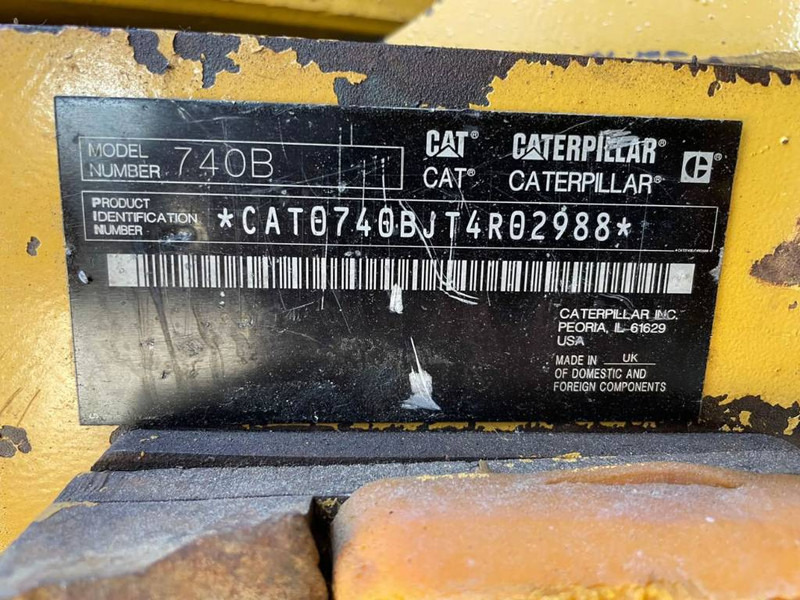 Caminhão articulado Cat 740B: foto 6