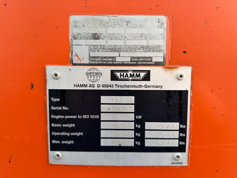 Hamm GRW15 - Compactador de pneus: foto 4 Hamm GRW15 - Compactador de pneus: foto 4