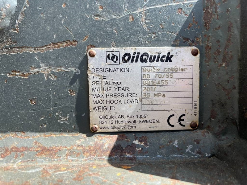OilQuick OQ70/55 - EC210 / EC220 - Acoplamento rápido de Máquina de construção: foto 5 OilQuick OQ70/55 - EC210 / EC220 - Acoplamento rápido de Máquina de construção: foto 5
