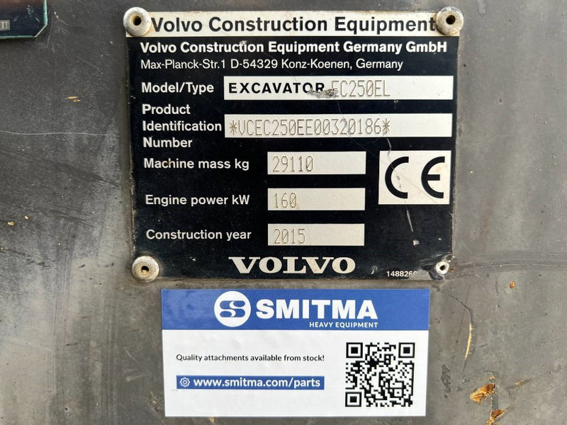 Volvo EC250E L - Escavadora de rastos: foto 5 Volvo EC250E L - Escavadora de rastos: foto 5