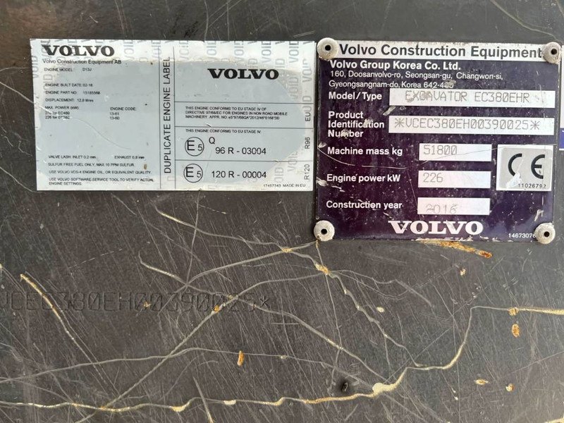 Volvo EC380E HR UHD - Escavadora de rastos: foto 4 Volvo EC380E HR UHD - Escavadora de rastos: foto 4