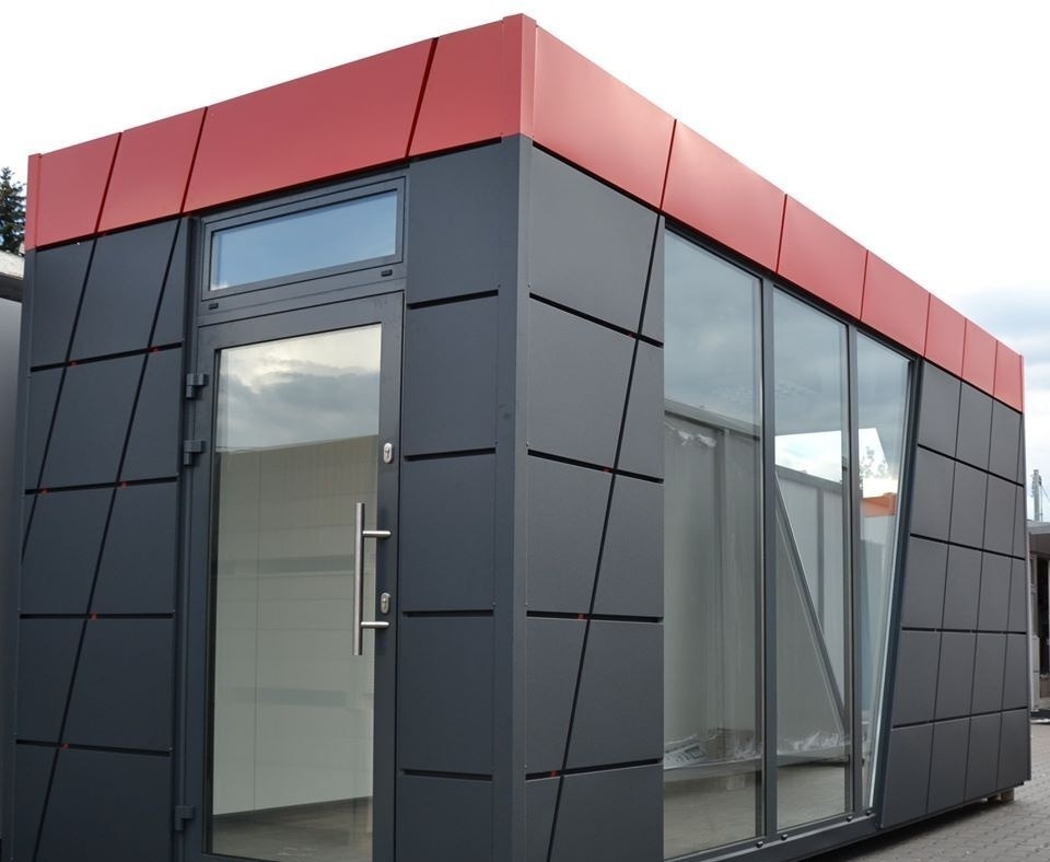 Casa contentor nuevo New MOBILE OFFICE SHOP PAVILON KONTENER BIUROWY idex.com.pl office c: foto 33