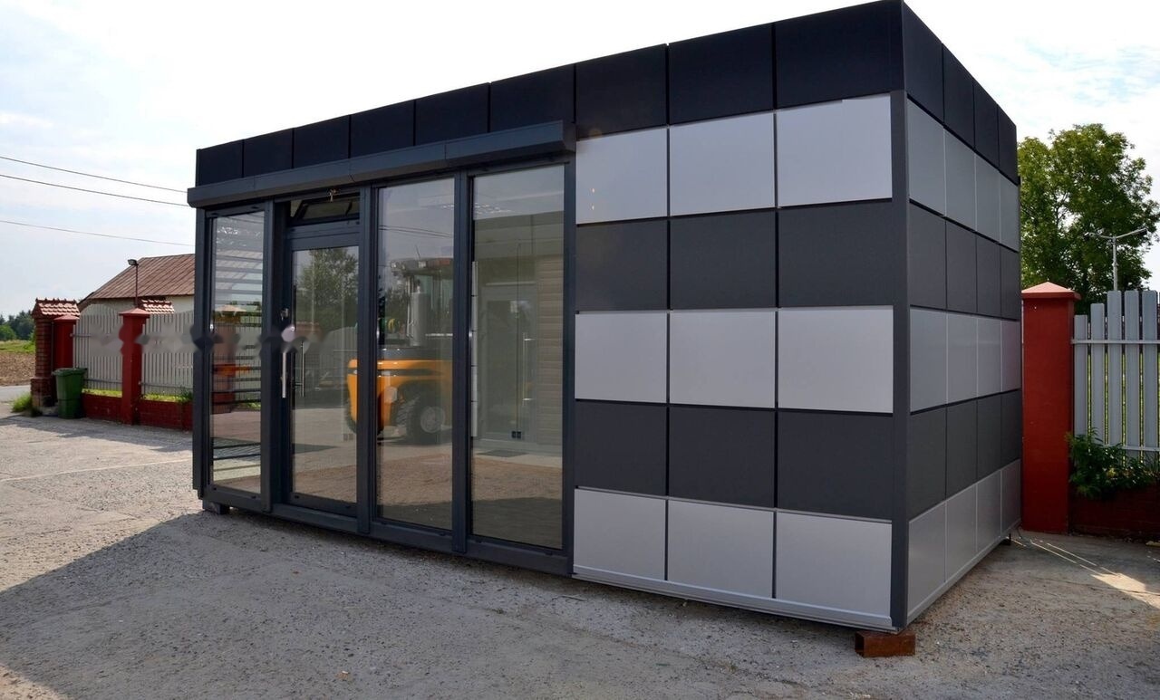 Casa contentor nuevo New MOBILE OFFICE SHOP PAVILON KONTENER BIUROWY idex.com.pl office c: foto 26