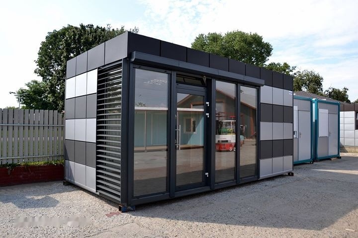 Casa contentor nuevo New MOBILE OFFICE SHOP PAVILON KONTENER BIUROWY idex.com.pl office c: foto 25