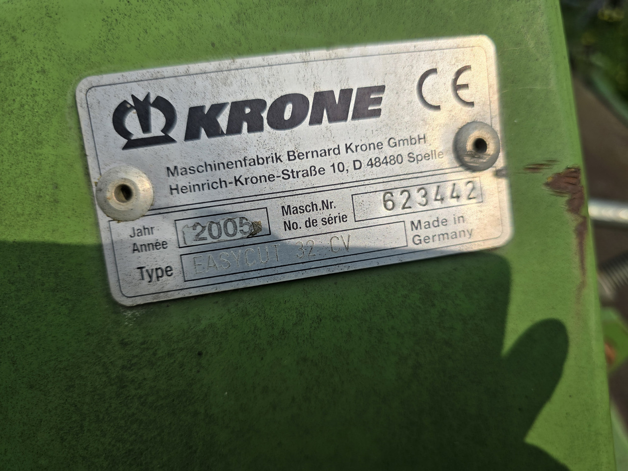 KRONE EASY CUT 32 CV - Gadanheira: foto 3 KRONE EASY CUT 32 CV - Gadanheira: foto 3