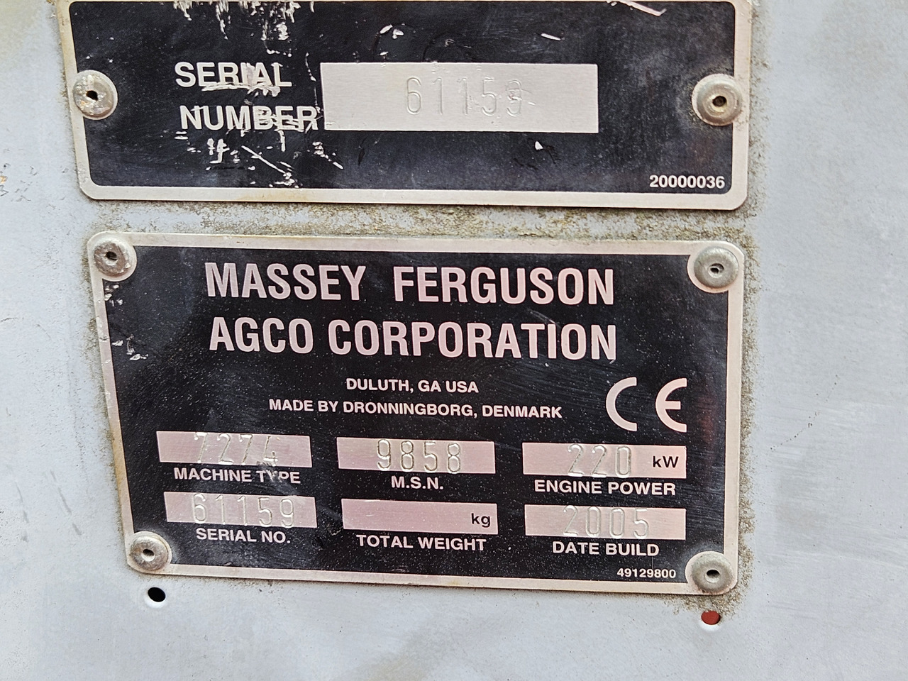 Massey Ferguson Cerea - Ceifeira debulhadora: foto 5 Massey Ferguson Cerea - Ceifeira debulhadora: foto 5