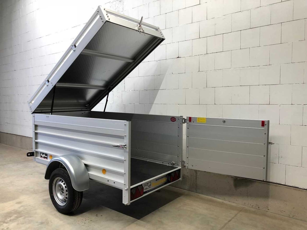KOCH U2 mit 2 x BWEH, Deckel, Tür Deckelanhänger - Reboque para carros: foto 2 KOCH U2 mit 2 x BWEH, Deckel, Tür Deckelanhänger - Reboque para carros: foto 2