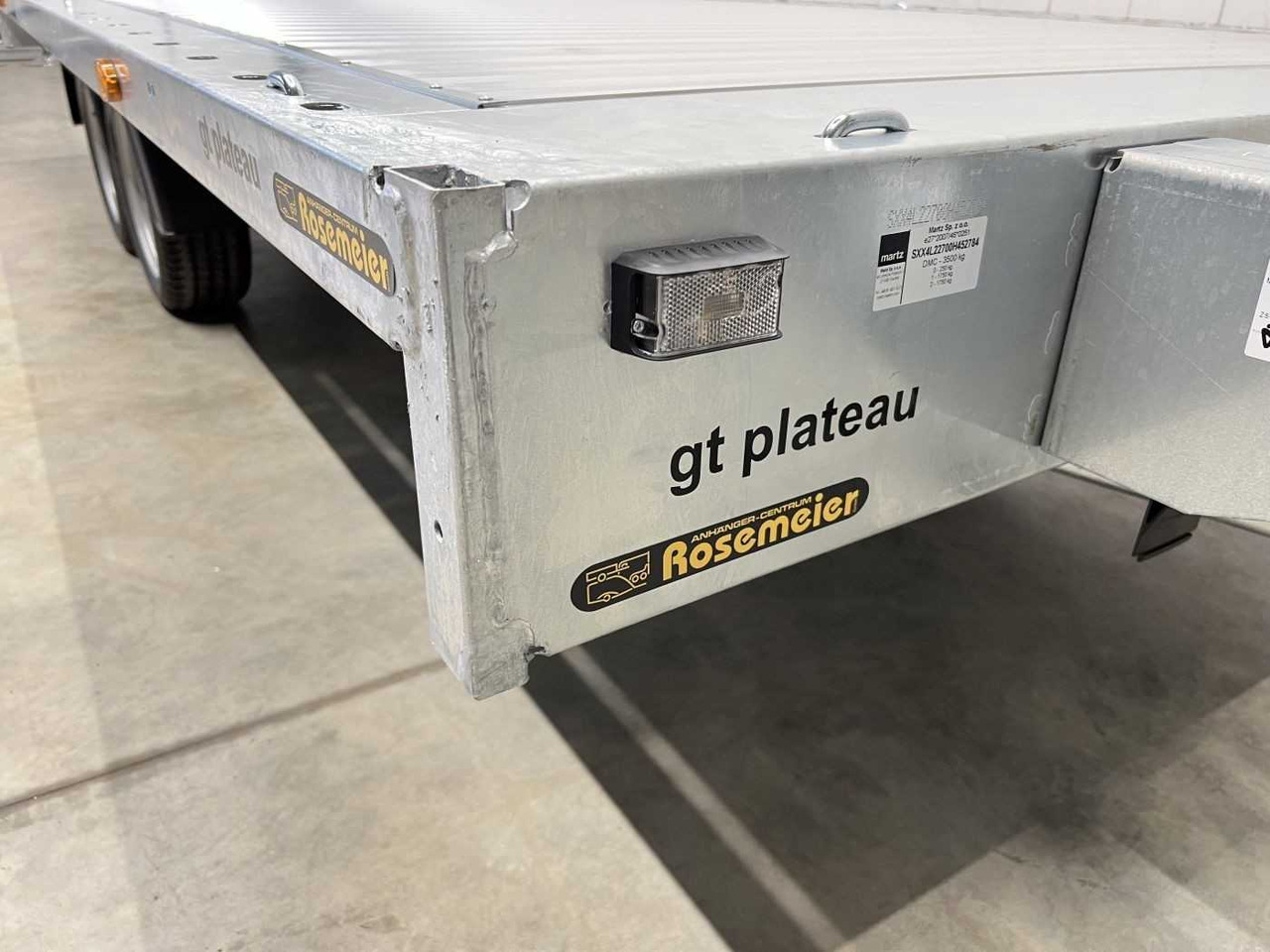 Reboque transporte de veículos nuevo MARTZ GT Plateau 450/2 S 3T Alu Plattformanhänger: foto 19 Reboque transporte de veículos nuevo MARTZ GT Plateau 450/2 S 3T Alu Plattformanhänger: foto 19