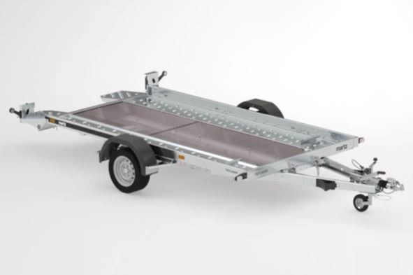 MARTZ Tieflader 350 1,8T Holz Autotransporter - Reboque transporte de veículos: foto 1 MARTZ Tieflader 350 1,8T Holz Autotransporter - Reboque transporte de veículos: foto 1