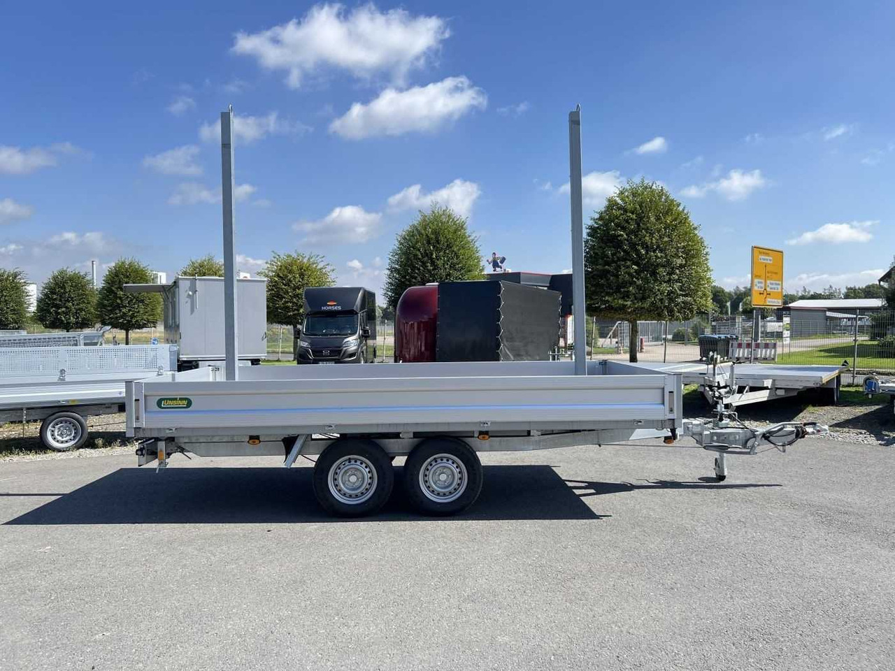 UNSINN ULM 4220-35-14 Langmaterialanhänger - Reboque plataforma/ Caixa aberta: foto 1 UNSINN ULM 4220-35-14 Langmaterialanhänger - Reboque plataforma/ Caixa aberta: foto 1