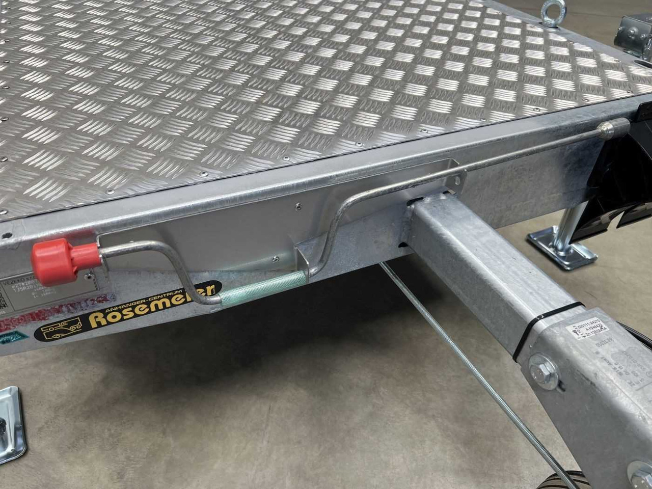 Reboque para moto nuevo VEZEKO Generator 1-Achser Maschinentransporter: foto 18