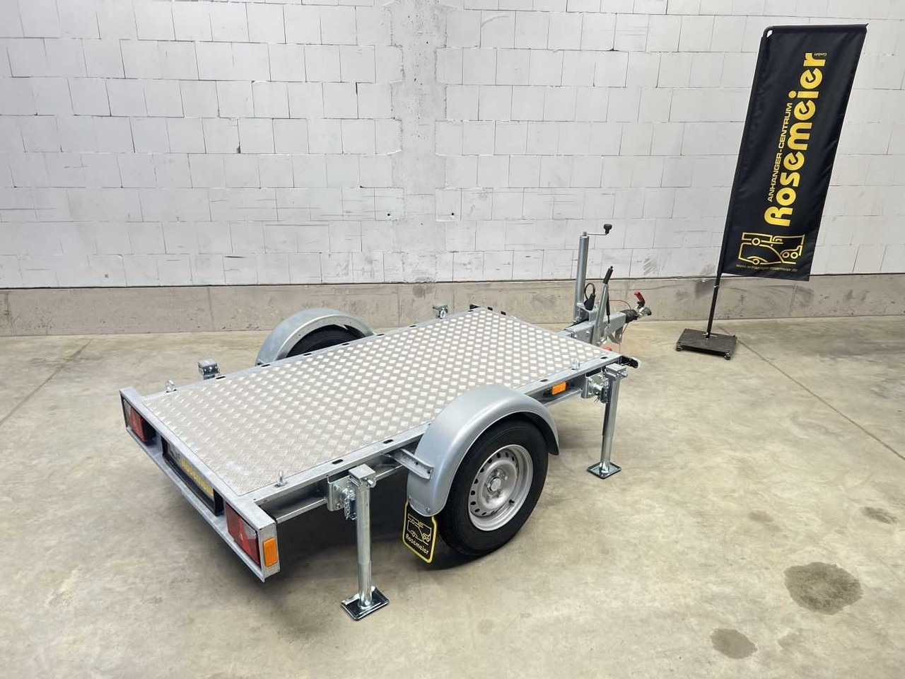 Reboque para moto nuevo VEZEKO Generator 1-Achser Maschinentransporter: foto 7