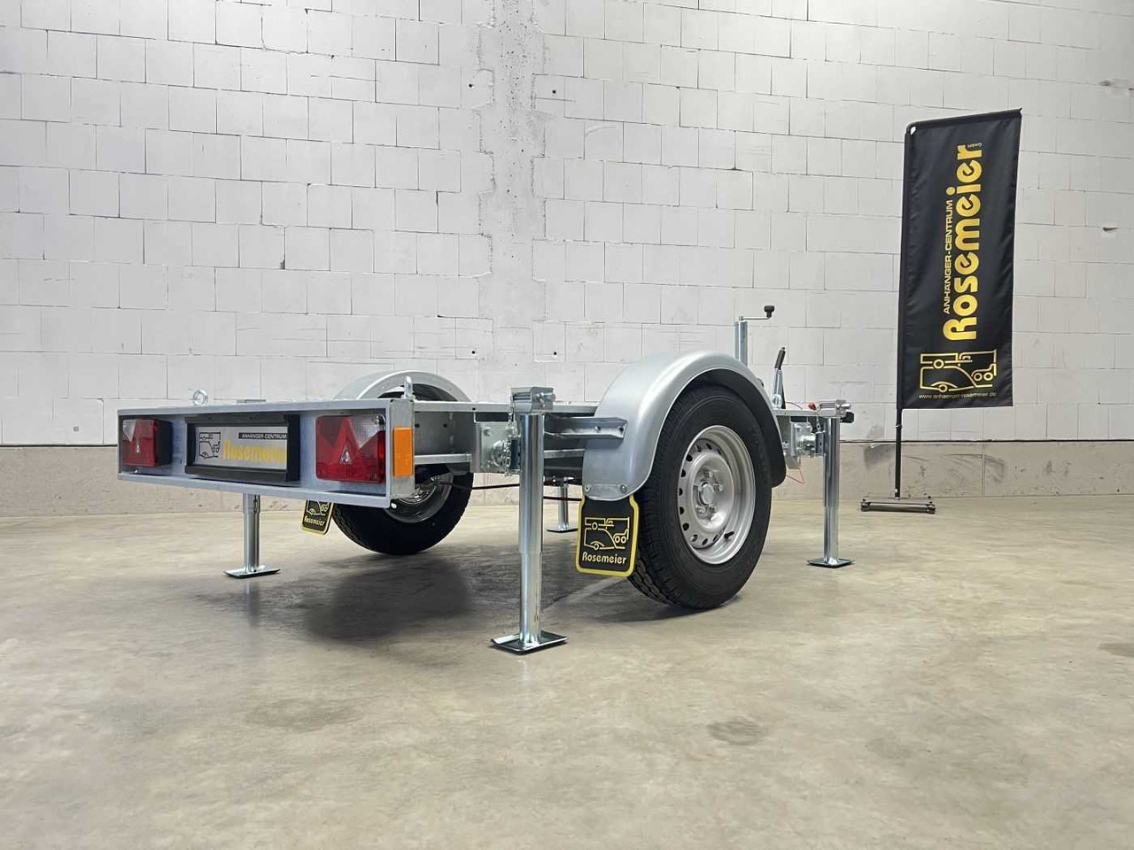 Reboque para moto nuevo VEZEKO Generator 1-Achser Maschinentransporter: foto 8