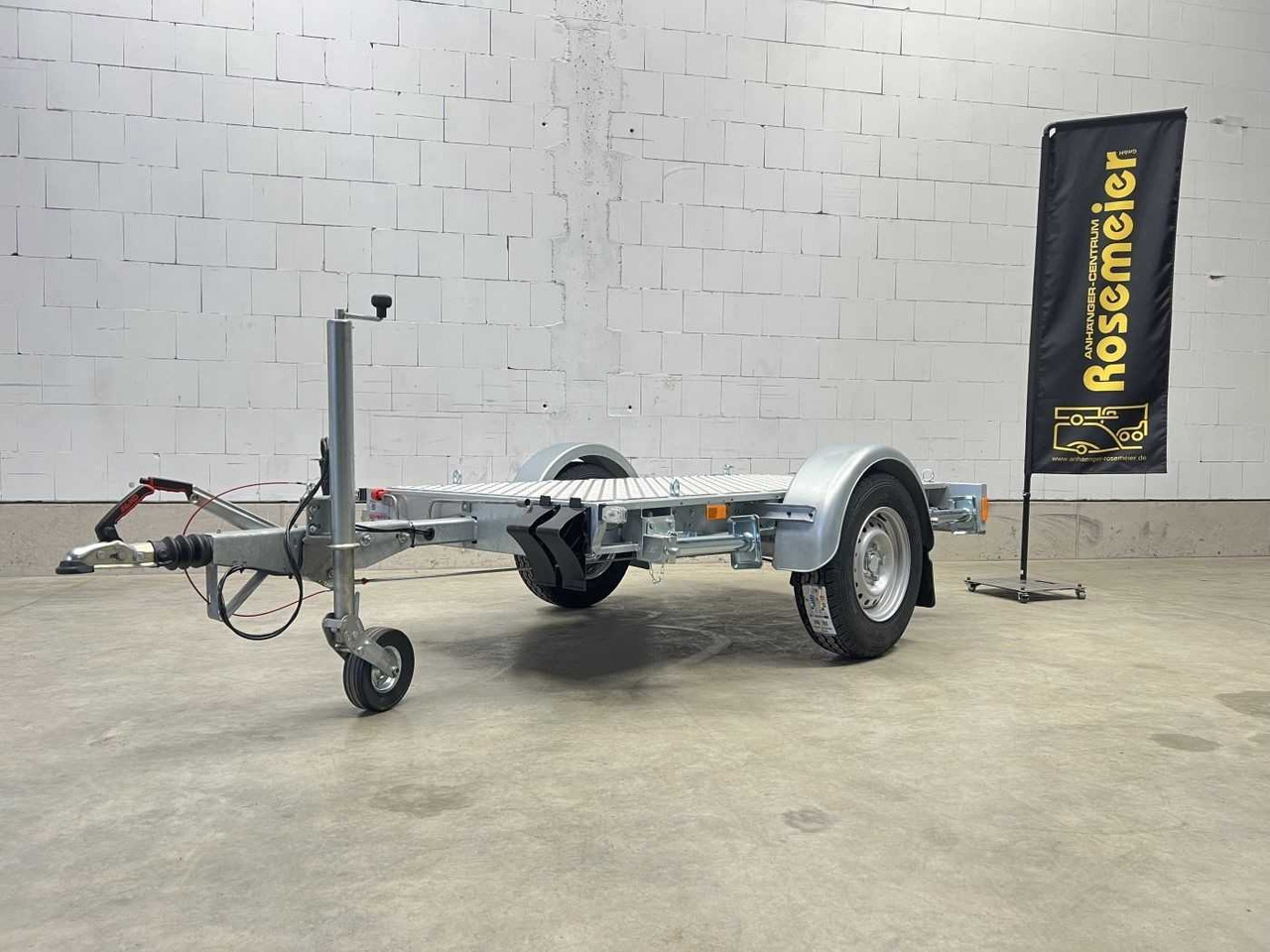 Reboque para moto nuevo VEZEKO Generator 1-Achser Maschinentransporter: foto 24