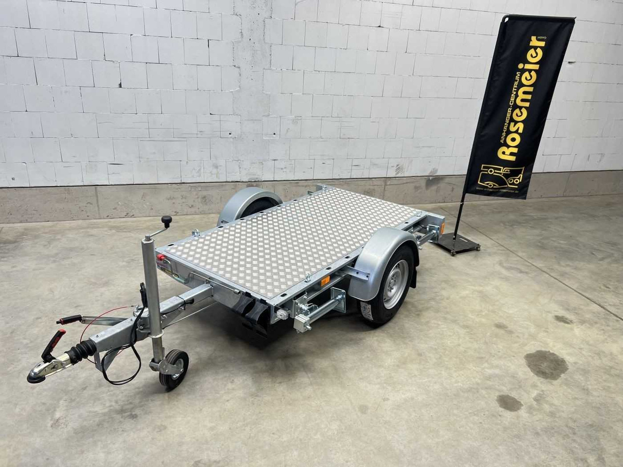 Reboque para moto nuevo VEZEKO Generator 1-Achser Maschinentransporter: foto 23