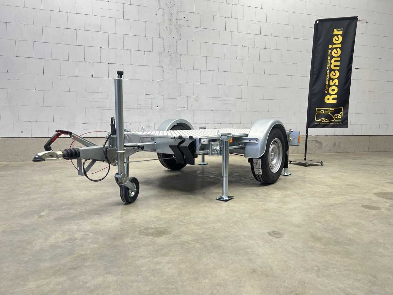 Reboque para moto nuevo VEZEKO Generator 1-Achser Maschinentransporter: foto 11