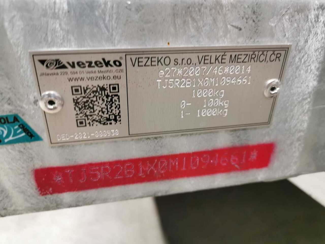 Reboque para carros nuevo VEZEKO Husky F 10.25 Plane Absenker: foto 27