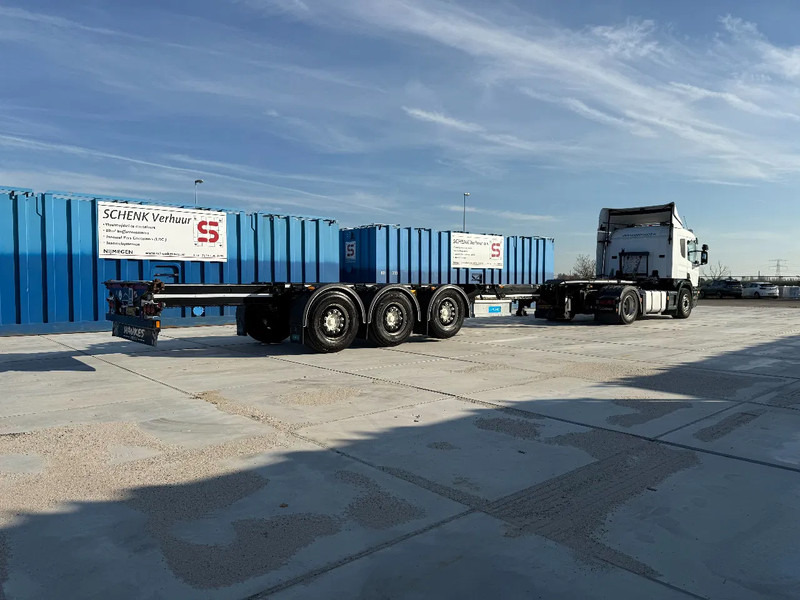 D-Tec Flexitrailer 3x Extandable / For all sizes container/tyres all 80%/Holland Trailer - Semireboque transportador de contêineres/ Caixa móvel: foto 4 D-Tec Flexitrailer 3x Extandable / For all sizes container/tyres all 80%/Holland Trailer - Semireboque transportador de contêineres/ Caixa móvel: foto 4