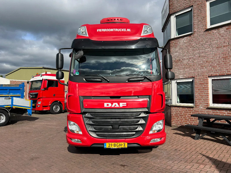 Caminhão transportador de contêineres/ Caixa móvel DAF CF 290 4X2 EURO6 SPACECAB RENOVA / VANGMUIL / LAADKLEP / TOP STAAT: foto 16