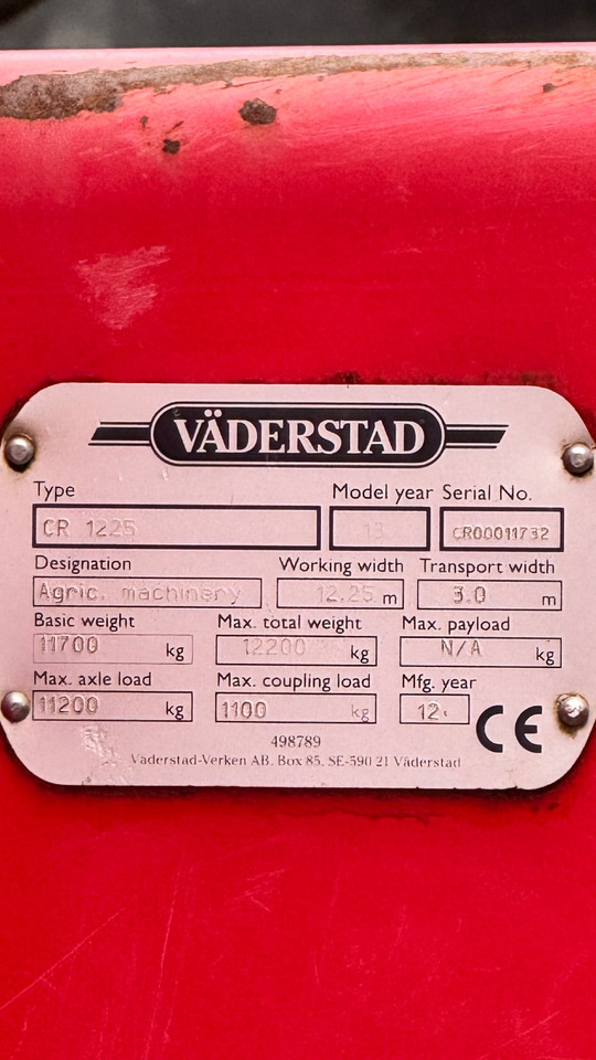 Väderstad Carrier 1225 # CrossCutter#neue Steelrunner - Grades de discos: foto 2 Väderstad Carrier 1225 # CrossCutter#neue Steelrunner - Grades de discos: foto 2