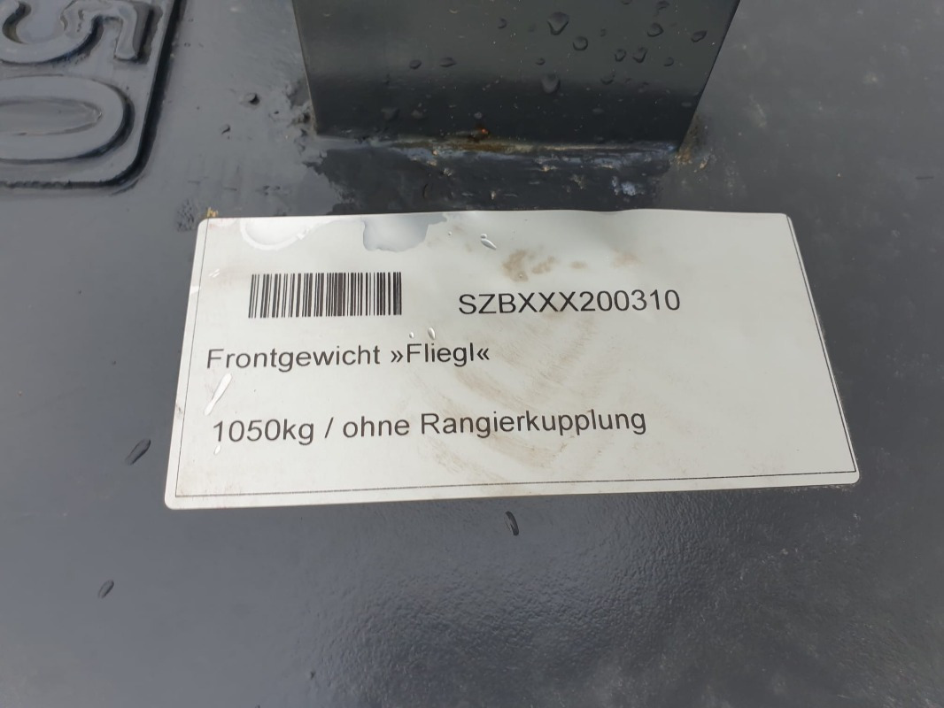 Fliegl GEWICHT 1.050KG - Contrapeso: foto 3 Fliegl GEWICHT 1.050KG - Contrapeso: foto 3